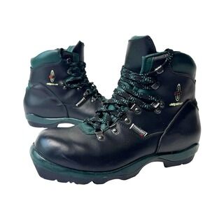 Alpina BC 5019 Backcountry Ski Boots Mens Size 9 Black Green Thinsulate